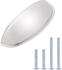 10-pack Cup Pulls Cabinet Hardware Brushed Satin Nickel Pull Bin Drawer Handle