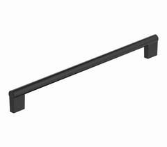 Amerock Versa 18 inch (457mm) C-to-C Matte Black Appliance Pull, BP55535FB