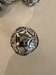 Silver Cabinet Hardware Pulls Knobs Openwork Scroll Geometric Drawer Handles