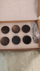 Goo-Ki Elegant Cabinet Black Cabinet Knobs Single Hole Hardware DIY Decor Home
