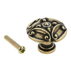 Kitchen Cupboard Closet Door Knobs Cabinet Drawer Pull Handles Bronze Zinc Alloy