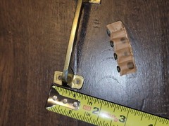 Vintage Amerock Sash Lift Window Handle 228-1 Brass tone