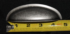 Lot of 4 Top Knobs M364 Somerset Cup Pull 3″ (c-c) in Antique Pewter NEW