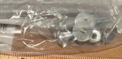 Peaha 10PK Adjustable Cabinet Drawer Pulls Overall Length 224mm/8in Black New