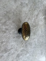 Top Knobs 1 1/2″ Chateau Warwick Oval Cabinet Knob Dark Antique Brass M71