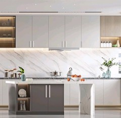 Amerdeco 4 Pack Brushed Satin Nickel Cabinet Pulls 12.5 Inch(320MM) Hole Centers