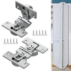 180 Degree Adjustable Bifold Hinges Folding Closet Door Hinges and Hareware f…
