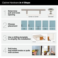 BP527288195 Avellino Collection Brushed Nickel Cabinet Handle 11 3/8 inch (28…