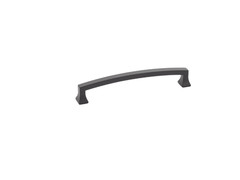 Schaub and Company Menlo Park 6″ Center to Center Soft Arch Black Handle*4 PACK*