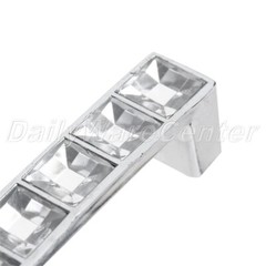 Modern Diamond Crystal Pull Handles Cabinet Wardrobe Furniture Drawer Door Knobs