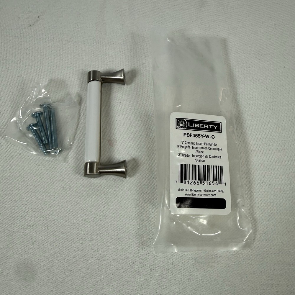 Cabinet/Draw Pulls Lot Of 18 New Satin Nickel Liberty PBF455Y-W-C 3″ CC