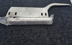 Door Handle Stainless Steel Latch Die-Cast Heavy Duty Chrome 11-Inches Long
