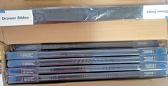 10 Pair of BAIDICE 22″ Full Extension 3-Fold Ball Bearing Drawer Slides Kitchen