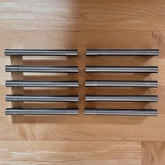 10-Pack Richelieu Stainless Steel 5 9/16” Cabinet Pulls Handles Brushed Nickel
