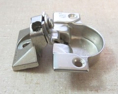 Grass 850-01 Cabinet Hinge w/ 830-41 Mounting Plate, Nickel Finish, Self Close
