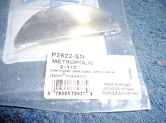 3 pcs Hickory Hardware P2622-SN Satin Nickel Drawer Pulls 2-1/2″ Hole Centers