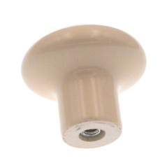 Amerock BP1323-A Almond Colour Washed Ceramic 1 3/8″ Mushroom Cabinet Knobs