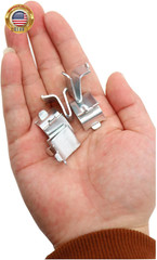 14 Pieces Silver Adjustable Steel Pilaster Shelf Clip Support, Shelving Bracket