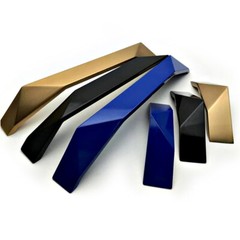1.25″ 2.5″ 5″ 7.5″ Blue Cabinet Pull Handle Champagne Gold Drawer Pulls Handle