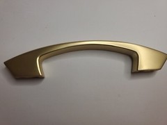 Cabinet Door 5″ Pull Bar Gold Color Metal 1 Count Art Deco Modern