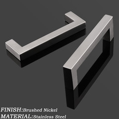 Stainless Steel Brushed Nickel Kitchen Cabinet Pulls Drawer Cupboard Handles Lot