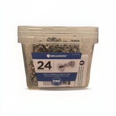 Brainerd 24 Pack Hinges 35mm 110 degree, Full , Soft Close Cabinet Door Pro Pack
