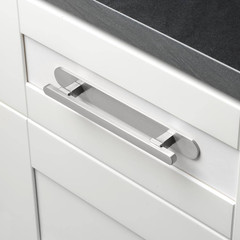 8 In. Rounded Cabinet Backplate 5-1/16 In. Center to Center, 8343-128-SN