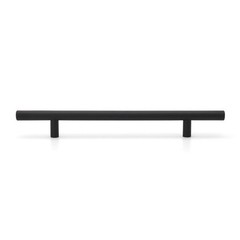 5pcs Black Stainless Steel Furniture Cabinet Handles Drawer Pulls for Home