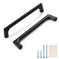 10 Pack Matte Black Cabinet Handles for Drawers and Doors,5 Inch(128mm) Hole …