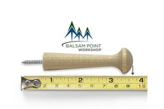 Screw-On Shaker Pegs Birch Hardwood – 2.9-Inch Wood Length Plus Hangerbolt – …