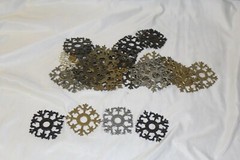 Cabinet back plates ( Eschutins ) solid brass