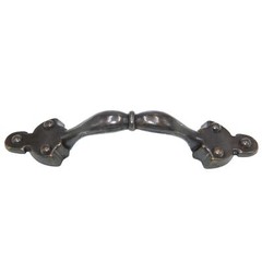 Vintage National Lock Burnished Brass 3″ Ctr. Cabinet Pull Handle 6467-4G
