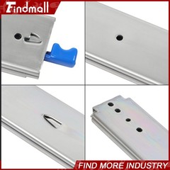 Findmall Heavy Duty 40″ Drawer Slides w/Lock 500lb – Full Extension Ball Bearing