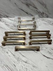SCRATCHES Franklin Brass 5-1/16″ Parrow Cabinet Pull Champagne Bronze Pack of 10
