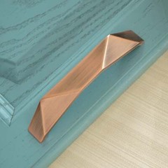 1.25″ 2.5″ 5″ 7.55” Brushed Copper Cabinet Handle Wardrobe Knobs Drawer Pulls