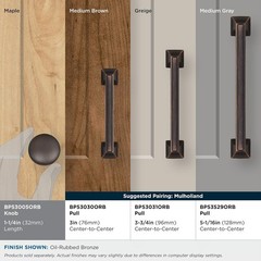 Amerock | Cabinet Knob | Oil Rubbed Bronze | 1-1/4 inch (32 mm) Diameter | Ed…