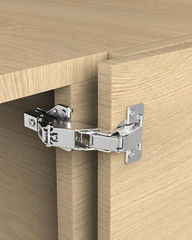 4 Pack 180 Degree Soft Close Cabinet Hinges, Lazy Susan & Kitchen Corner, 48Mm H