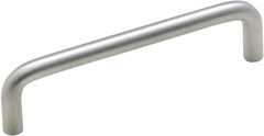 Cabinet Pull Brushed Chrome 4 Inch Center to Center Drawer Handle Hardware for