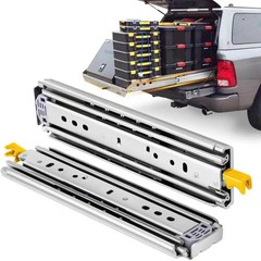 Heavy Duty Locking Drawer Slides 12-60 Inch, 500 Lbs Capacity, Full Extension