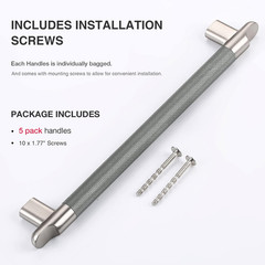 TRUSTMI Cabinet Pulls 5 Packs 7-1/2 Inch Hole Center Drawer Pulls Bathroom Hardw