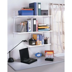 Knape & Vogt 182 WH 18.5 182 Shelf Bracket, 19.01 in L, Steel White