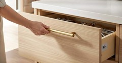 Amerock Kane Appliance Pull Golden Champagne 18 Inch