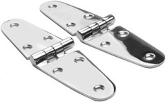 2X Stainless Steel Heavy Duty Strap Hinges for Boat Door Canbinet Hinges 5-5/8″
