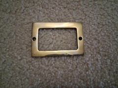 Simmons White Clad Cabinet Door Hardware Set-Left and Right