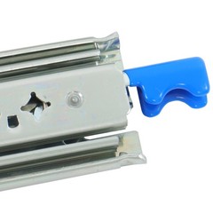 26″ Locking Drawer Slides 250lb Heavy Duty Ball Bearing Full Extension With Lock