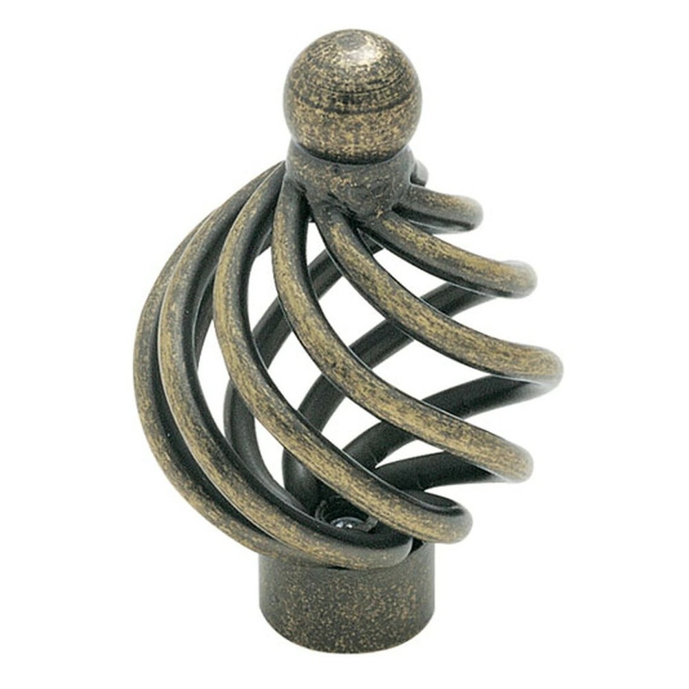 Amerock Village Classics Birdcage Weathered Brass Knob 1-3/8″ BP19320R2