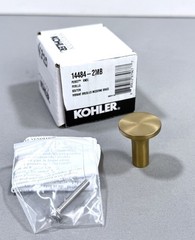 Kohler K-14484-2MB Purist 1-1/16 Inch Mushroom Cabinet Knob – Moderne Brass