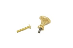 Antique Furniture Drawer Knob Boat Cabinet Knob Art Deco Solid Brass Knob 7/8″