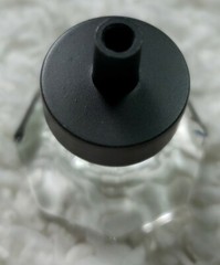 Cosmas 5268ORB-C Oil Rubbed Bronze & Clear Glass Cabinet Knob x 4