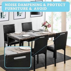 Cabinet Door Bumpers, 40 pcs 2.75in * 0.4in * 0.08in, Transparent